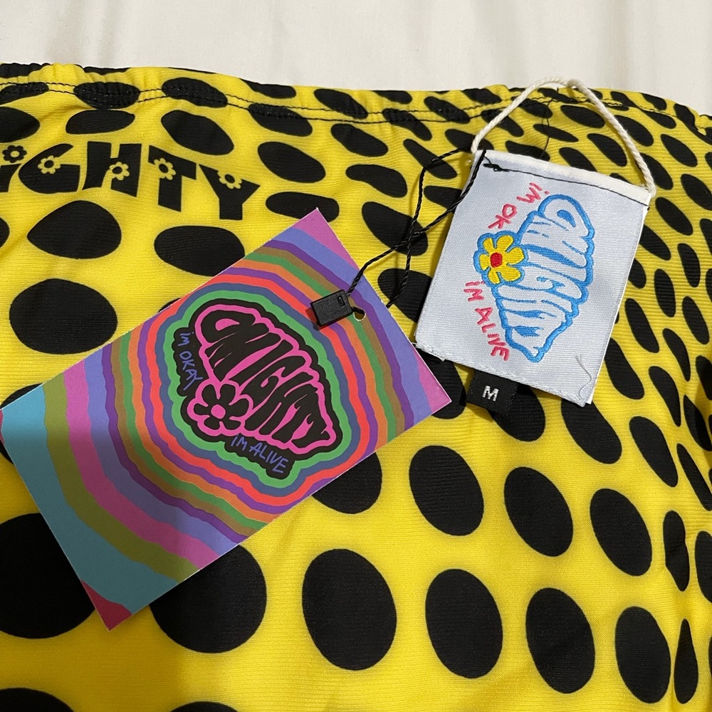 - OMIGHTY ILLUISION MINI SKIRT AND MESH TOP